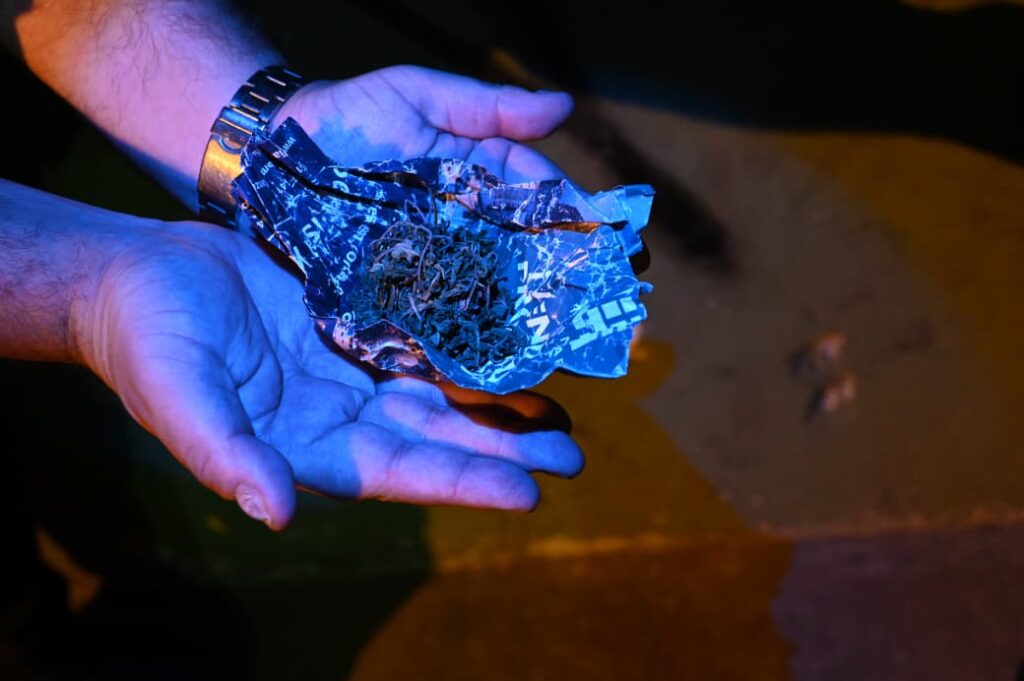 Pruebas del operativo de la Policía de la Ciudad de Buenos Aires en Balvanera